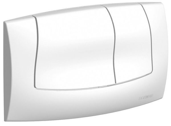 Schwab Onda, панель смыва с двумя клавишами, цвет глянцевый хром - матовый хром