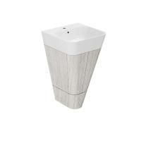 AZZURRA BUILD  раковина подвесная/накладная  50х50х16 см с 1 отв. под смеситель , цвет белый