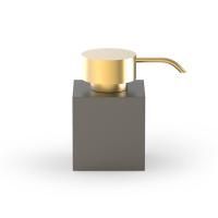 Decor Walther New Century Дозатор для жидкого мыла, настольный, цвет: темная бронза/золото матовое ЗАКАЗ ПО ЗАПРОСУ