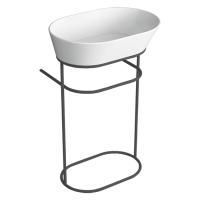 SIMAS WAVE Раковина чаша овальная   62х42х16,5 см,  без отв под смеситель,цвет белый