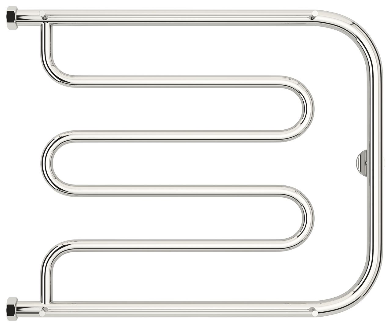 Полотенцесушитель водяной "Лира+" 2П 500х650 Н. Г. 1" (Без покрытия)