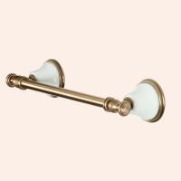 TW Harmony 014, полотенцедержатель 33,5см, цвет держателя:  белый/бронза TW Harmony 014, полотенцедержатель 33,5см, цвет держателя:  белый/бронза
