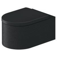 Duravit  Millio Унитаз подвесной  декор &quot;Pattern&quot;  370х570 мм, крепление в компл.,цвет темно-серый матовый