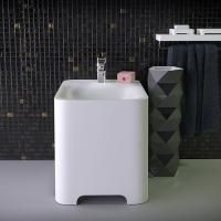 KNIEF Feel Биде напольное  58х39х42 см,с 1 отв под смеситель , цвет белый матовый