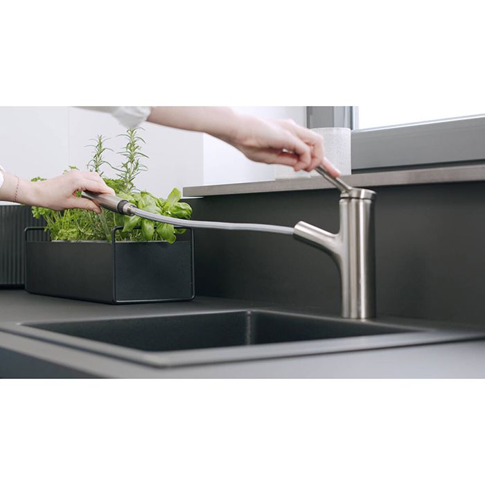 Смеситель для кухни, Hansgrohe, Zesis M33, sBox lite, тип открывания воды-однорычажный, тип регулирования воды-керамический картридж, монтаж-на раковину/столешницу, отверстия для монтажа-1, высота, мм-214, вынос излива, мм-219, тип излива-выдвижной, повор Смеситель для кухни, Hansgrohe, Zesis M33, sBox lite, тип открывания воды-однорычажный, тип регулирования воды-керамический картридж, монтаж-на раковину/столешницу, отверстия для монтажа-1, высота, мм-214, вынос излива, мм-219, тип излива-выдвижной, повор
