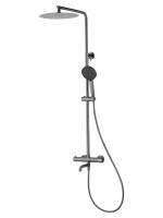 Душевая система с термостатом WONZON & WOGHAND STICK, Темный графит (WW-88739903-BGM)