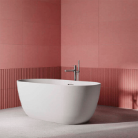 Ванна, Jacuzzi, Moorea, ширина, мм-1700, глубина, мм-750, высота, мм-605, тип установки-отдельностоящий, форма-овальная, слив-перелив-в комплекте, сифон-в комплекте, материал-Techstone, цвет-белый матовый