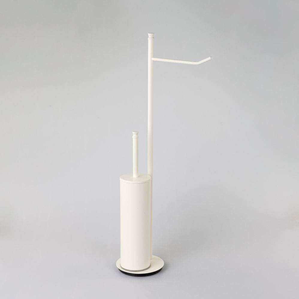 Stil Haus Hashi, стойка h63 см: бумагодержатель/ерш металлический, цвет белый матовый