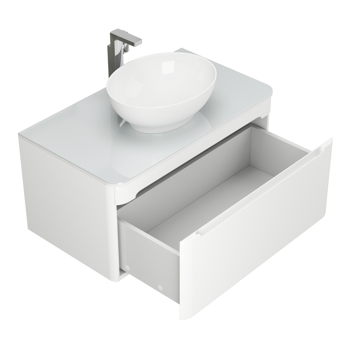 Тумба Als 80, 1 ящик, белая