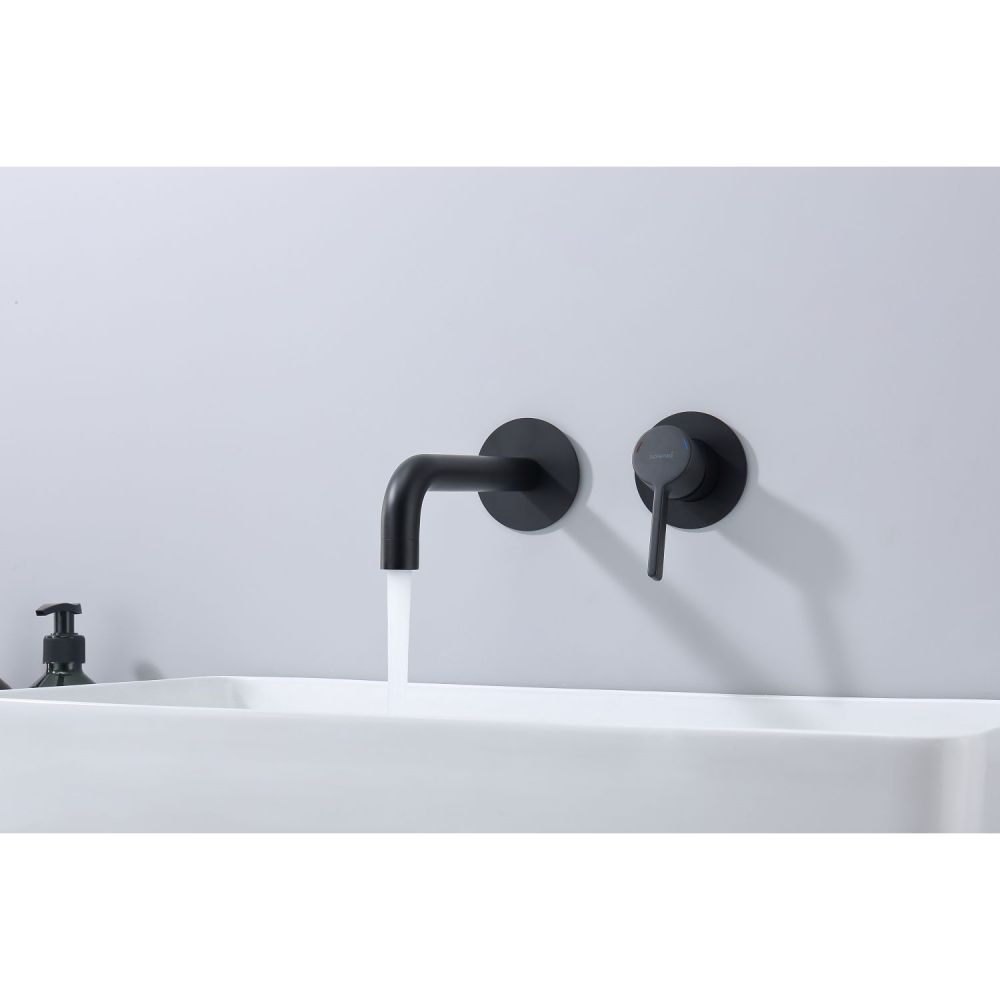 Смеситель для раковины Splenka S221.11.06, черный