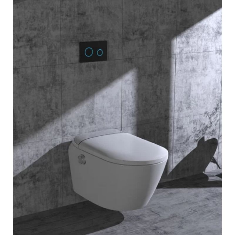 Умный унитаз SMARTFLOW безободковый с микролифтом SMF3017T-WH, белый, артикул SMF3017T-WH