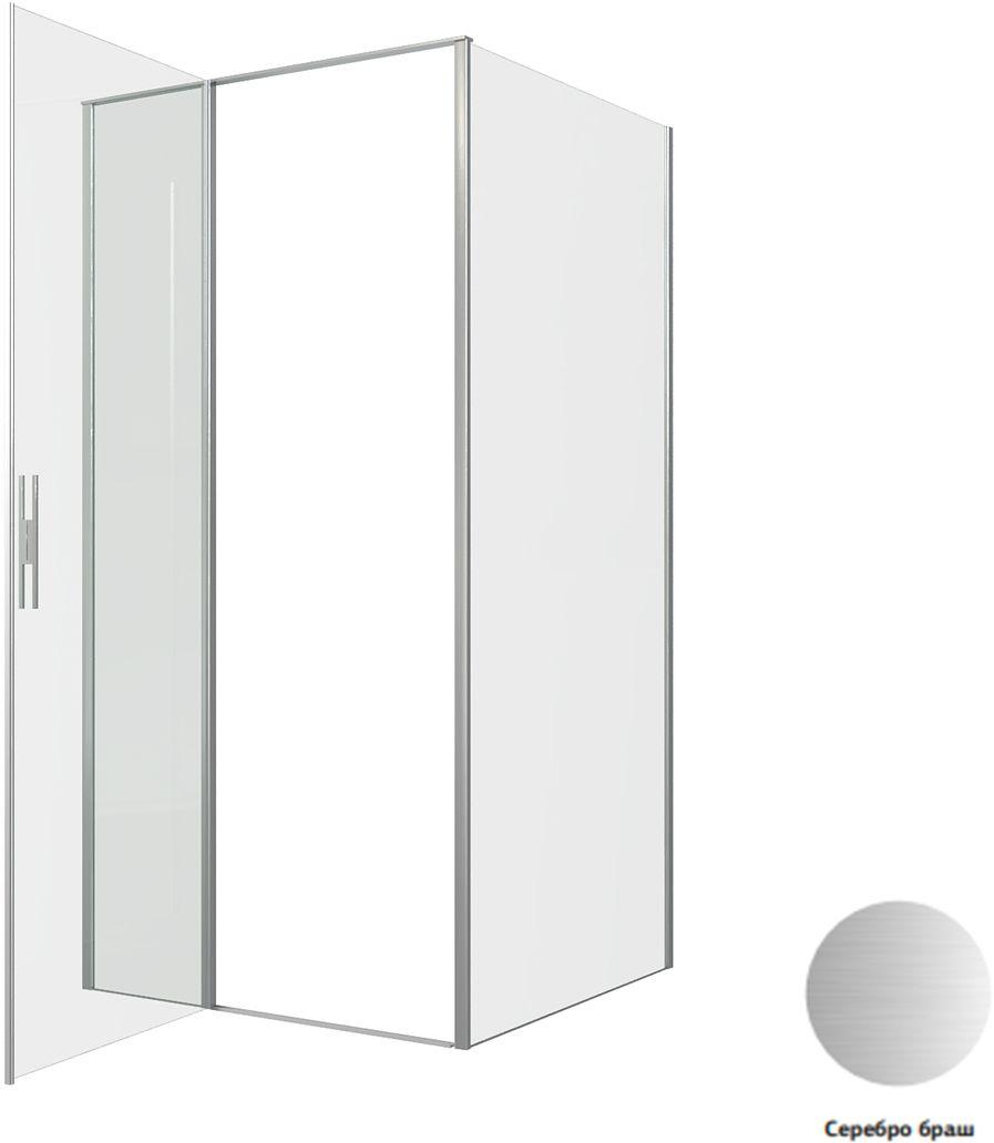 Душевой уголок Allen Brau Priority 100x100 3.31029.BA + 3.31047.BA серебро браш