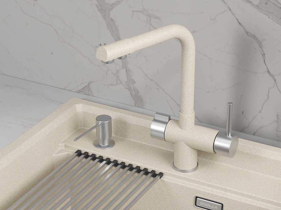 Смеситель для кухни GRANULA (5008, ПИРИТ), артикул 5008, ПИРИТ