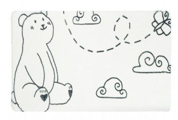 Коврик для ванной комнаты Fixsen Teddy Air 50x80 FX-6001T Белый