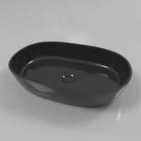 Умывальник WHITECROSS Opal 56x38 (черный глянец) иск. камень