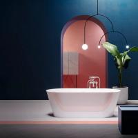 Gruppo Treesse Inka Ванна 180x80xh60 см. овальная  отдельностоящая, акриловая, со щелевым переливом, цвет белый матовый