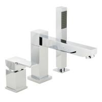 KVANT См-ль на борт ванны моноком., на 3 отв., хром