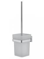 Туалетный ершик в комплекте WONZON & WOGHAND FLAT, Хром (WW-9729)