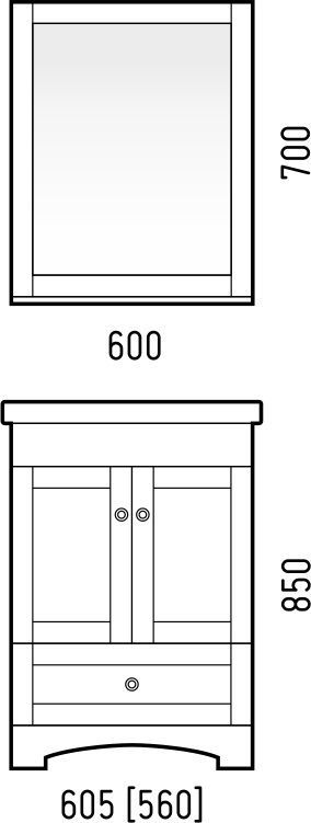 Тумба "Техас 60", Фостер 60