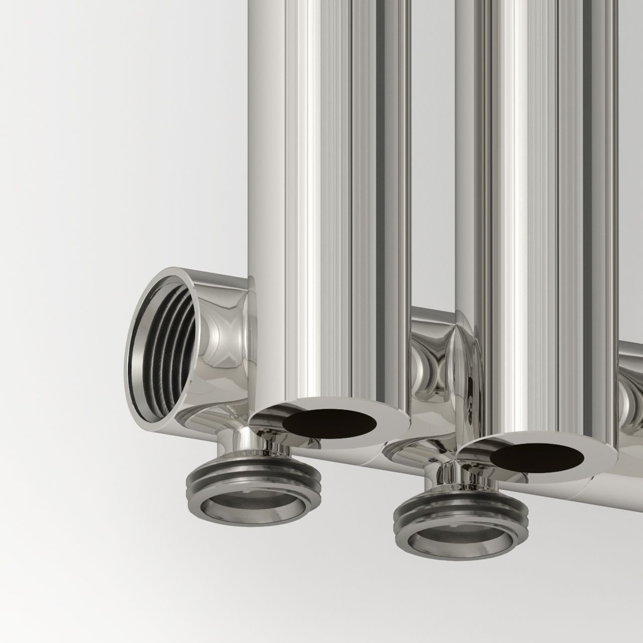 Отопительный радиатор ЭСТЕТ-0 н/ж EU50 левый 1200х225 / 5 сек (Матовое ЗОЛОТО)