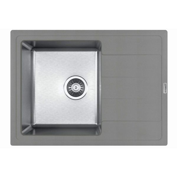 Кухонная мойка Florentina КОМБИ 21.390.B0650.307, серый шёлк