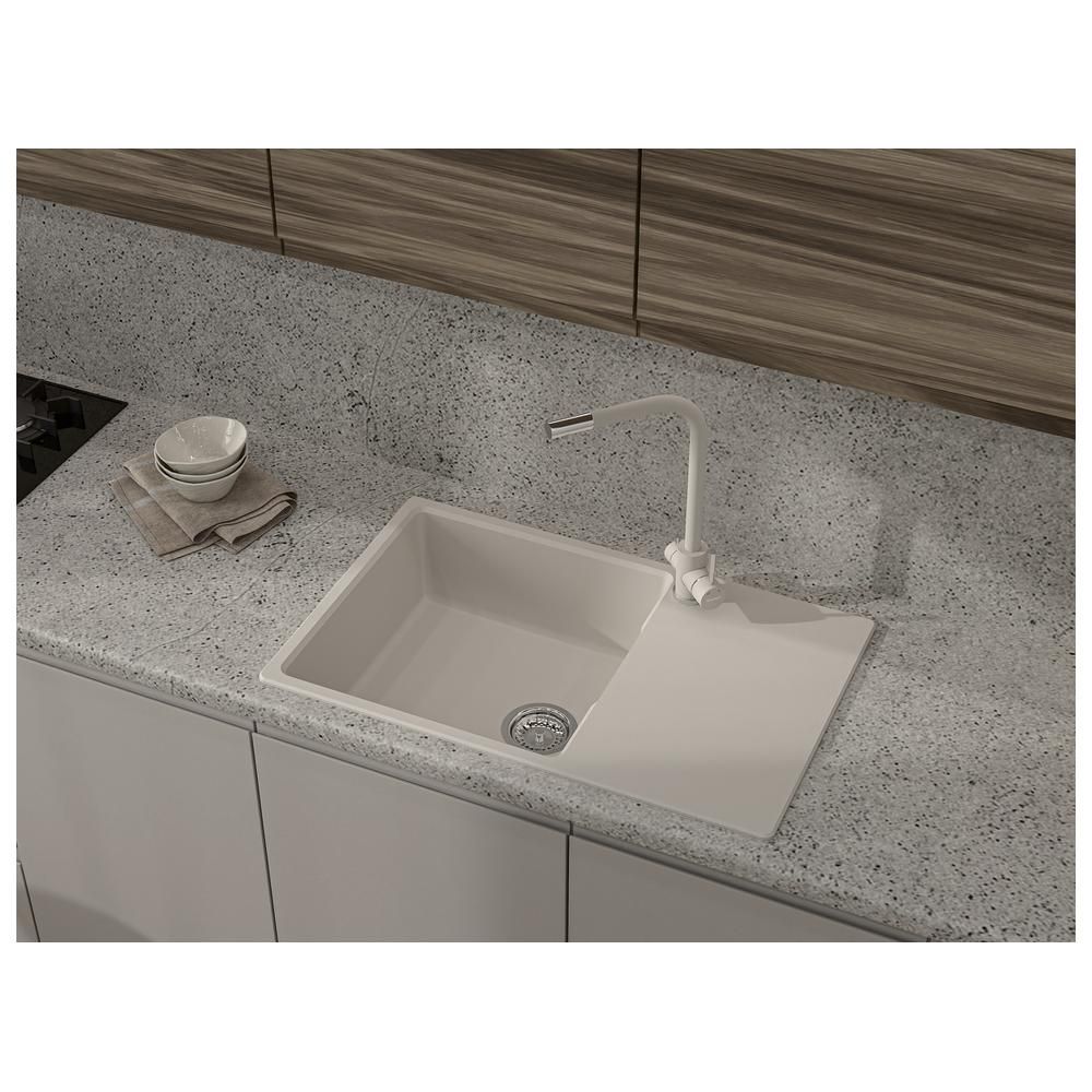 Кухонная мойка GranFest URBAN 678L, белый, артикул 678L белый