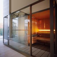 Effegibi Logica Spa Сауна&Хаммам 373x171h217см, пристенная, цвет: Soft Sand