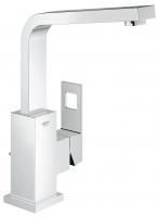 Смеситель для раковины GROHE Eurocube с донным клапаном, высоким изливом и ограничением расхода воды, хром (2313500E) Смеситель для раковины GROHE Eurocube с донным клапаном, высоким изливом и ограничением расхода воды, хром (2313500E)