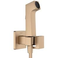 Гигиенический душ, Hansgrohe, E 1jet EcoSmart+, смеситель-в комплекте, монтаж-настенный встраиваемый, внутренняя часть-необходимо заказать, шланг-есть, длина шланга, мм-1250, держатель-в комплекте, с клапаном обратного тока воды, цвет-шлифованная бронза Гигиенический душ, Hansgrohe, E 1jet EcoSmart+, смеситель-в комплекте, монтаж-настенный встраиваемый, внутренняя часть-необходимо заказать, шланг-есть, длина шланга, мм-1250, держатель-в комплекте, с клапаном обратного тока воды, цвет-шлифованная бронза