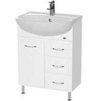 Тумба под раковину Bellezza Уют 60 4635009140011 3 ящика Белая