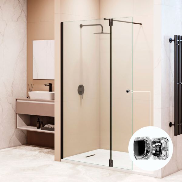 Душевая перегородка RGW WA-054B (WA-010B + Z-072B) (Прозрачное, 1100)