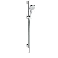Душевой гарнитур, Hansgrohe, Croma Select E, размер штанги, мм-900, размер шланга, мм-1600, диаметр ручного душа, мм-110, количество режимов-3, тип струи-Rain, Intense Rain, Turbo Rain, переключение типов струи с помощью кнопки Select, комплектация-мыльни Душевой гарнитур, Hansgrohe, Croma Select E, размер штанги, мм-900, размер шланга, мм-1600, диаметр ручного душа, мм-110, количество режимов-3, тип струи-Rain, Intense Rain, Turbo Rain, переключение типов струи с помощью кнопки Select, комплектация-мыльни