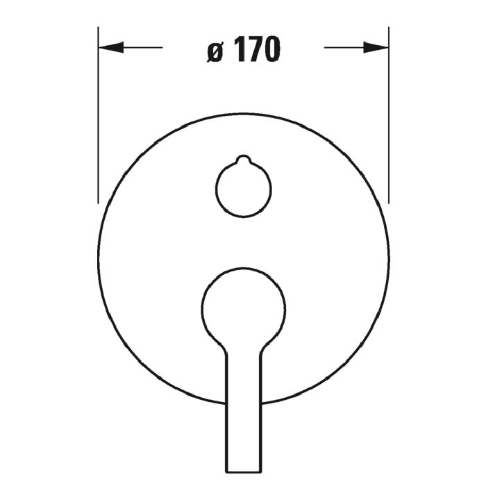 Внутрення часть, Duravit, Accessories, назначение-для смесителя