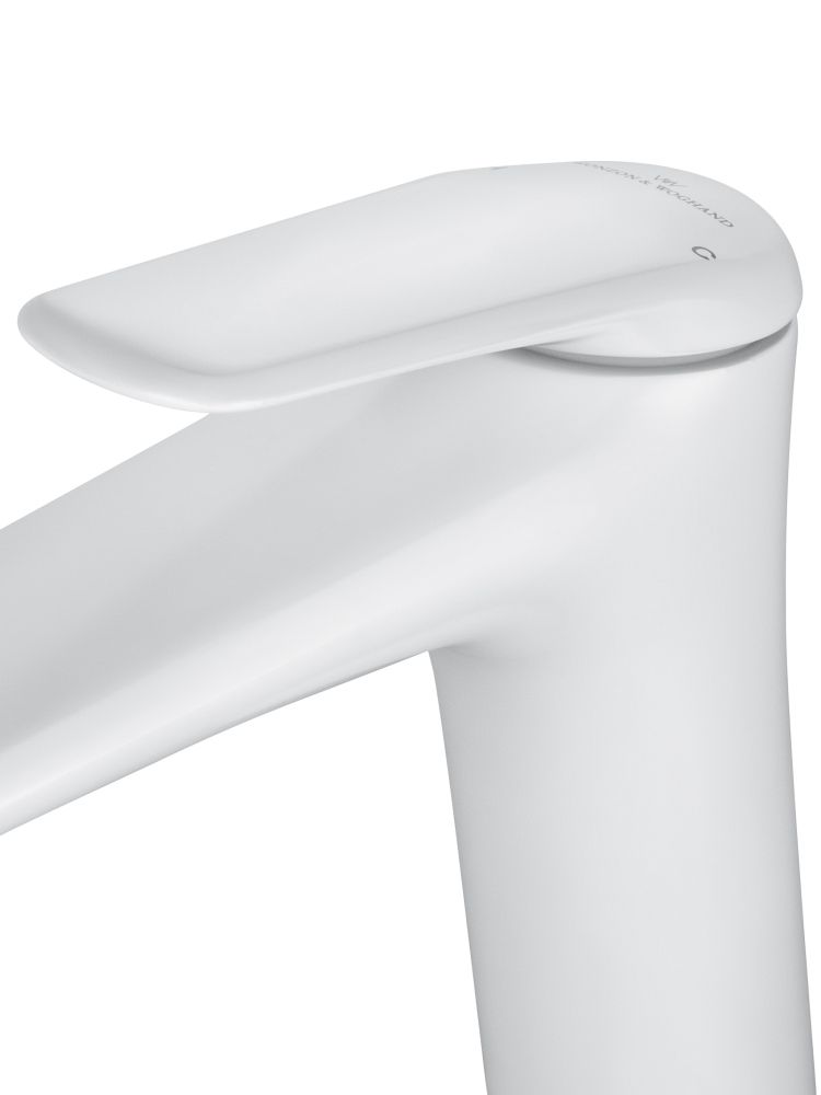 Смеситель для раковины WONZON & WOGHAND Elbe, Белый матовый (WW-A41222-MW)