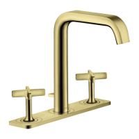 AX Citterio E 3 отвер. смес для раков , цвет полированное золото