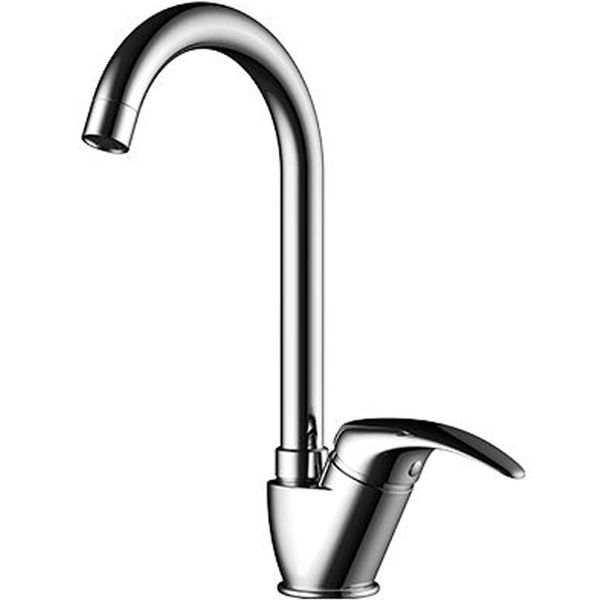 Смеситель для кухни, OMOIKIRI, Umi, тип открывания воды-однорычажный, тип регулирования воды-керамический картридж, монтаж-на раковину/столешницу, отверстия для монтажа-1, высота, мм-310, вынос излива, мм-146, тип излива-поворотный, тип подводки-гибкая, с