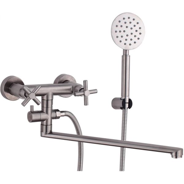 Смеситель для ванны Fmark FS8424, сатин