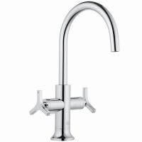 Смеситель для раковины  KLUDI NOVA FONTE Déco 201180539 (хром, L-17 H-32), шт Смеситель для раковины  KLUDI NOVA FONTE Déco 201180539 (хром, L-17 H-32), шт