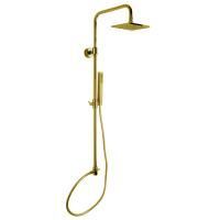 Fima Carlo Frattini Colonne doccia Душевая стойка, верхний душ 30х30см., с ручным душем, цвет: золото