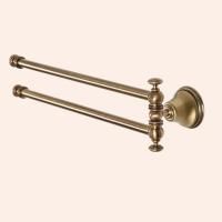TW Harmony 013, вращающийся полотенцедержатель двойной 49см, цвет держателя: бронза TW Harmony 013, вращающийся полотенцедержатель двойной 49см, цвет держателя: бронза