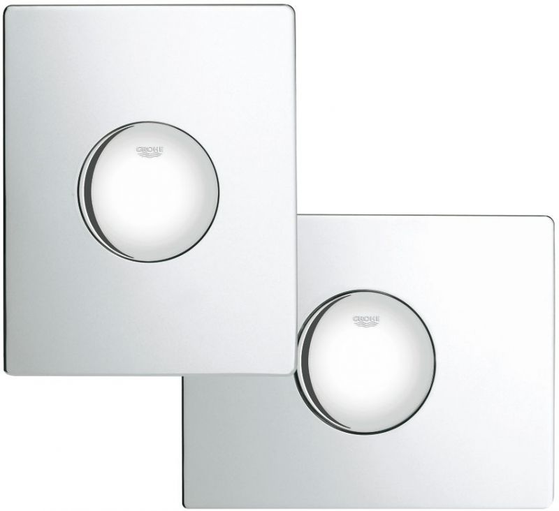 Панель смыва для унитаза GROHE Skate (1 режим смыва), хром (38573000) Панель смыва для унитаза GROHE Skate (1 режим смыва), хром (38573000)