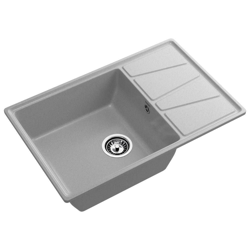 Кухонная мойка GranFest VERTEX 780L, серый, артикул V-780L серый