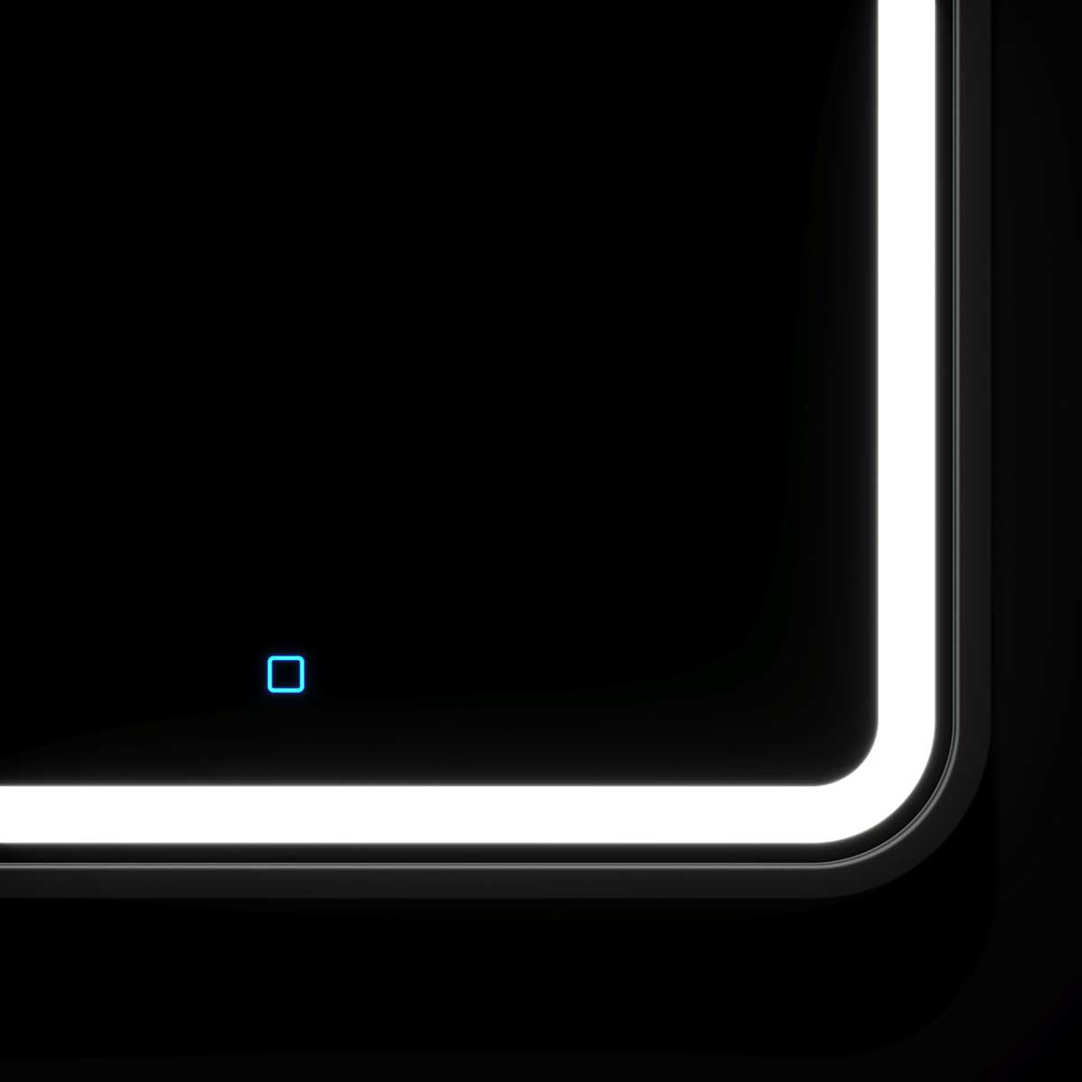 Зеркало LED VLM-2D600B  590x840 c сенсорным выключателем и диммером