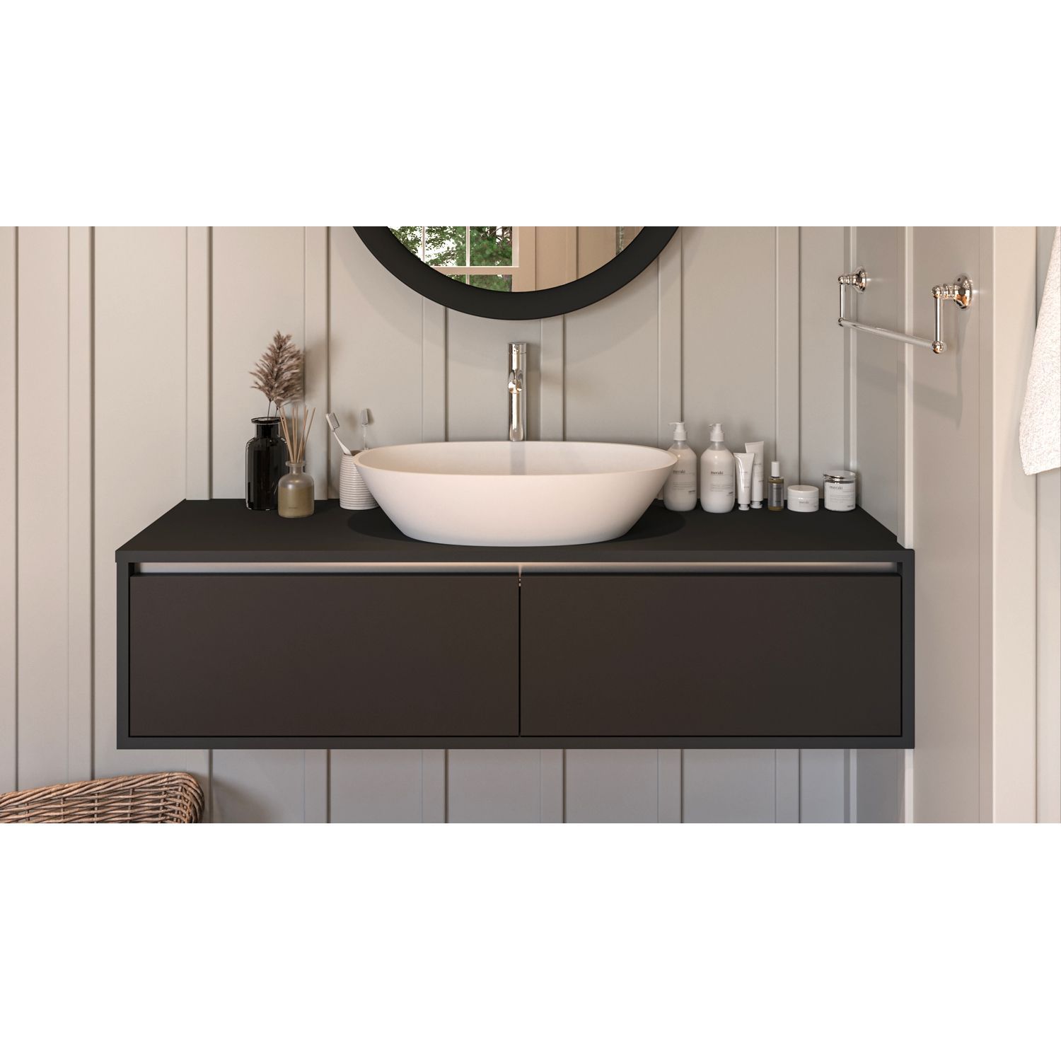 Умывальник WHITECROSS Amazon 60x35 (белый мат) иск. камень Умывальник WHITECROSS Amazon 60x35 (белый мат) иск. камень