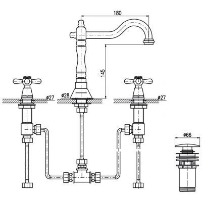 Смеситель для раковины Rav Slezak Morava MK332.5