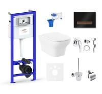 Комплект 10 в 1 Lavinia Boho Bristol Rimless 75110695, премиум со стеклянной клавишей