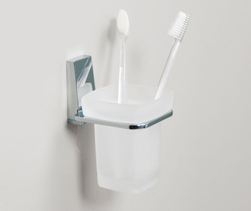 Стакан для зубных щеток WasserKRAFT Lopau K-6028 Хром Стакан для зубных щеток WasserKRAFT Lopau K-6028 Хром