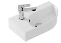 Раковина Cersanit  подвесная CAMEO 45 левая 1 отв. (63405)