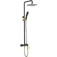 Душевая система Bronze de Luxe Quadro LT919B Черный Золото Душевая система Bronze de Luxe Quadro LT919B Черный Золото