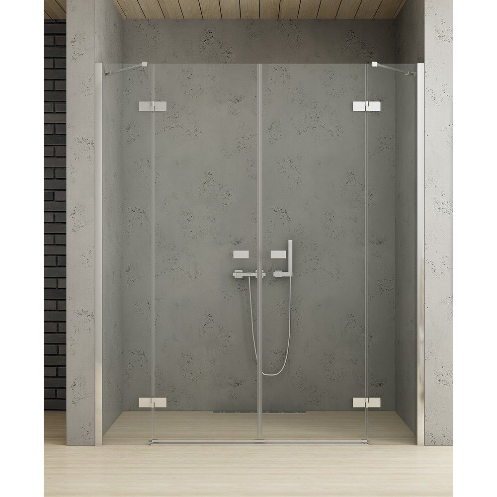 Дверь в нишу NEW TRENDY REFLEXA 150x200 EXK-1204/EXK-1205 (хром)